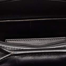 Tom Ford Black Leather Rolling Suitcase