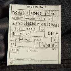 Pre Owned Tom Ford Grey Wool Single Breasted Pants Suit XXXL