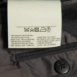 Pre Owned Tom Ford Grey Wool Single Breasted Pants Suit XXXL