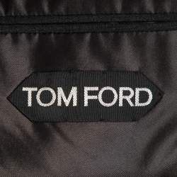 Pre Owned Tom Ford Grey Wool Single Breasted Pants Suit XXXL