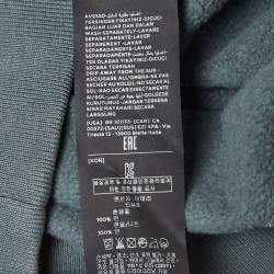 Pre Owned Tom Ford Blue Cotton Knit Relaxed Fit Sweatshirt L