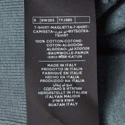 Pre Owned Tom Ford Blue Cotton Knit Relaxed Fit Sweatshirt L