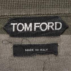 Tom Ford Green Cotton Knit Polo T-Shirt L