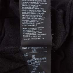 Tom Ford Black Cotton Knit Polo T-Shirt L