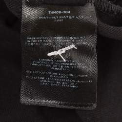 Pre Owned Tom Ford Black Cotton Knit Crew Neck T-Shirt S