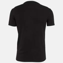 Pre Owned Tom Ford Black Cotton Knit Crew Neck T-Shirt S