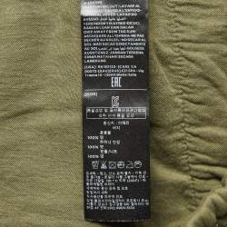 Tom Ford Olive Green Cotton Knit Regular Fit Sweatpants M
