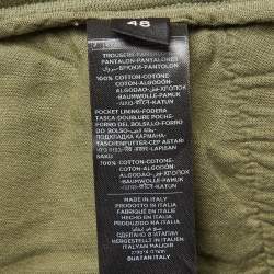 Tom Ford Olive Green Cotton Knit Regular Fit Sweatpants M