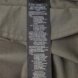 Pre Owned Tom Ford Green Cotton Blend Zip-Up Jacket L