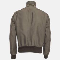 Pre Owned Tom Ford Green Cotton Blend Zip-Up Jacket L