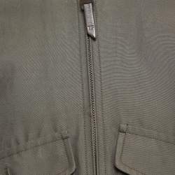 Pre Owned Tom Ford Green Cotton Blend Zip-Up Jacket L