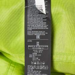 Pre Owned Tom Ford Green Silk Blend Boxy Fit Hooded Jacket M