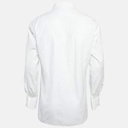 Tom Ford White Poplin Cotton Buttoned Up Shirt L