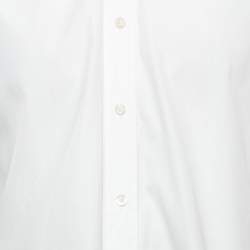 Tom Ford White Poplin Cotton Buttoned Up Shirt L