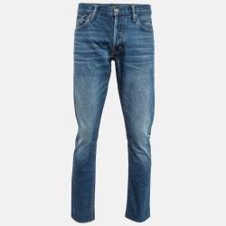 Tom Ford Blue Washed Straight Fit Jeans XL (Waist 36)"