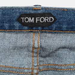 Tom Ford Blue Washed Straight Fit Jeans XL (Waist 36)"