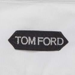 Pre Owned Tom Ford White Cotton Long Sleeve Shirt XL