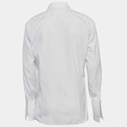 Pre Owned Tom Ford White Cotton Long Sleeve Shirt XL