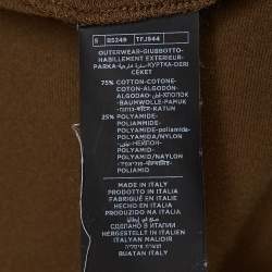 Tom Ford Brown Velvet Hooded Zip-Up Jacket S