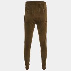 Tom Ford Brown Velvet Drawstring Sweatpants S