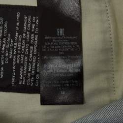 Tom Ford Blue Washed Denim Jeans XL Waist 36"