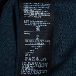 Tom Ford Navy Blue Stretch Knit Button Front Shirt XL