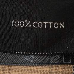 Pre Owned Tom Ford Multicolor Check Cottn Button Front Shirt S