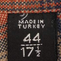 Pre Owned Tom Ford Multicolor Check Cottn Button Front Shirt S