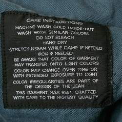 Pre Owned Tom Ford Blue Corduroy Straight Leg Pants L