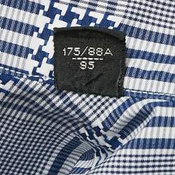 Pre Owned Tom Ford Blue Checked Cotton Long Sleeve Shirt M