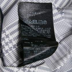 Pre Owned Tom Ford Grey Checks Cotton Long Sleeve Shirt M