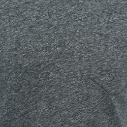 Tom Ford Dark Grey Cotton Crew Neck T-Shirt M