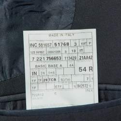 Tom Ford Black Wool Tailored Suit XXL