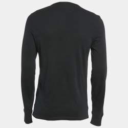 Pre Owned Tom Ford Black Cotton Full Sleeve T-Shirt L
