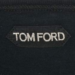 Pre Owned Tom Ford Black Cotton Full Sleeve T-Shirt L