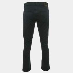 Tom Ford Navy Blue Cotton Drill Slim Jeans Waist 33"