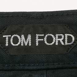 Tom Ford Navy Blue Cotton Drill Slim Jeans Waist 33"