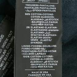 Tom Ford Navy Blue Cotton Drill Slim Jeans Waist 33"