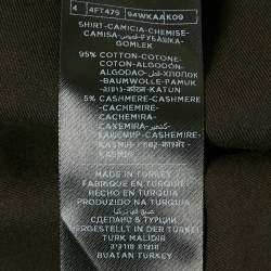 Pre Owned Tom Ford Black Cotton Long Sleeve Shirt XL