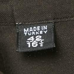 Pre Owned Tom Ford Black Cotton Long Sleeve Shirt XL