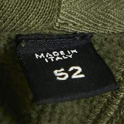 Pre Owned Tom Ford Green Cotton Knit Zip-Up Hooded Sweatshirt XL