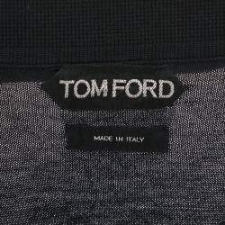 Tom Ford Navy Blue Jersey Polo T-Shirt XXL
