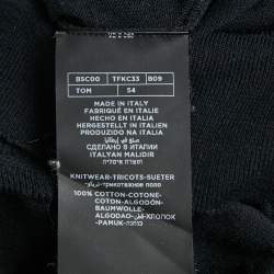 Tom Ford Navy Blue Jersey Polo T-Shirt XXL
