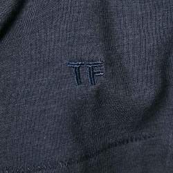 Pre Owned Tom Ford Dark Blue Jersey Crewneck T-Shirt S