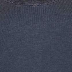 Pre Owned Tom Ford Dark Blue Jersey Crewneck T-Shirt S