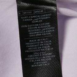 Tom Ford Purple Cotton Button Front Shirt XL