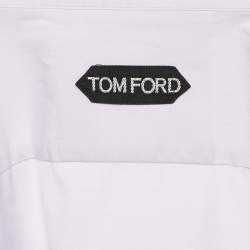 Tom Ford Purple Cotton Button Front Shirt XL