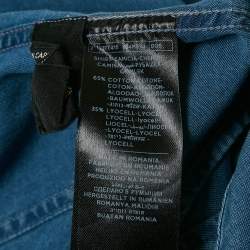 Tom Ford Blue Denim Button Front Shirt XXL