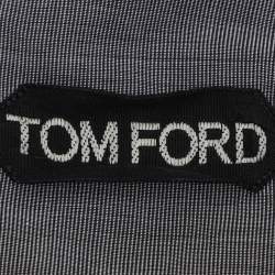 Tom Ford Grey Cotton Long Sleeve Shirt L