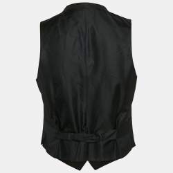 Tom Ford Black Cotton Blend Vest M